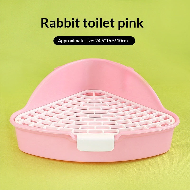 Pet Bunny Triangle Toilet Supplies Potty